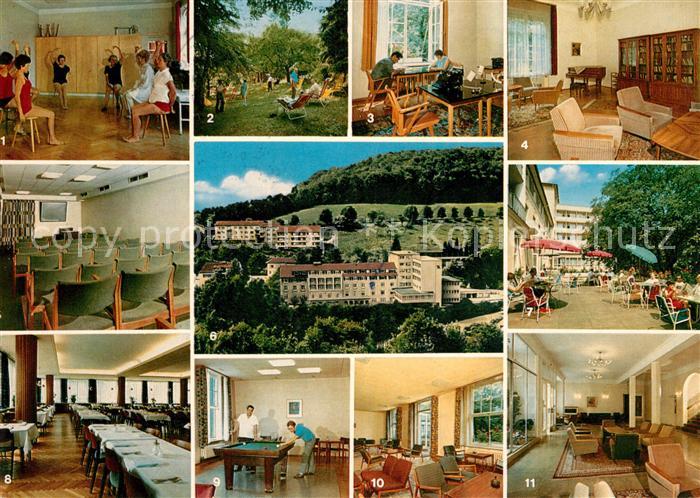 Bad Mergentheim Sanatorium Taubertal Kurklinik Gymnastik Veranstaltungsraum Spei