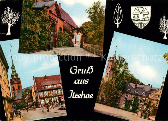 Itzehoe Klosterhof Berliner Platz Kirchestrasse Schloss Breitenburg