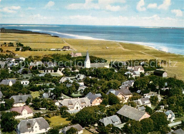 Nebel Amrum Fliegeraufnahme