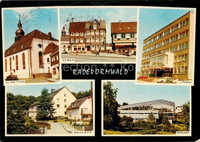 Radevormwald Ev luth Kirche Rathaus Seminar BEK Hallenbad