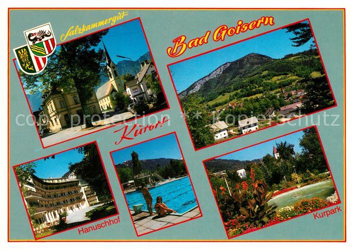 Bad Goisern Salzkammergut Kirche Hanuschhof Schwimmbad Kurpark Panorama