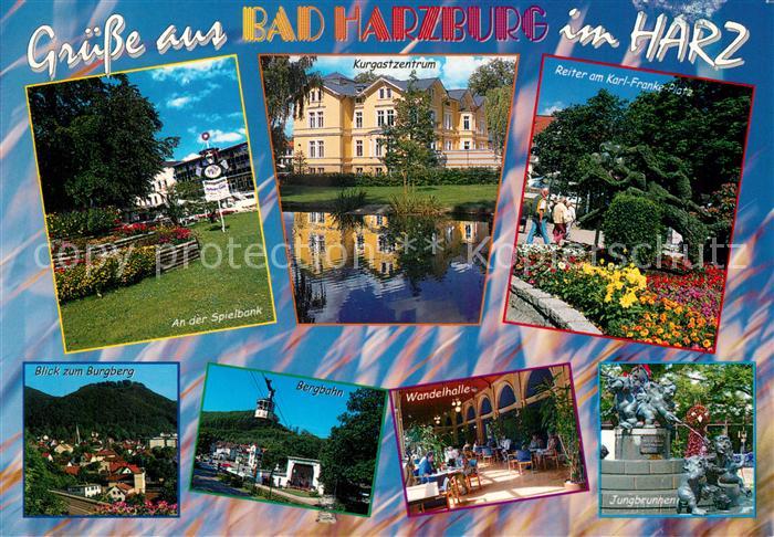 Bad Harzburg Spielbank Kurzentrum Reiter am Karl Franke Platz Burgberg Bergbahn