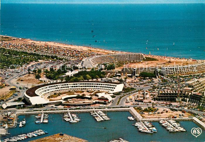 Cap-d Agde Vue aerienne Centre Helio Marin