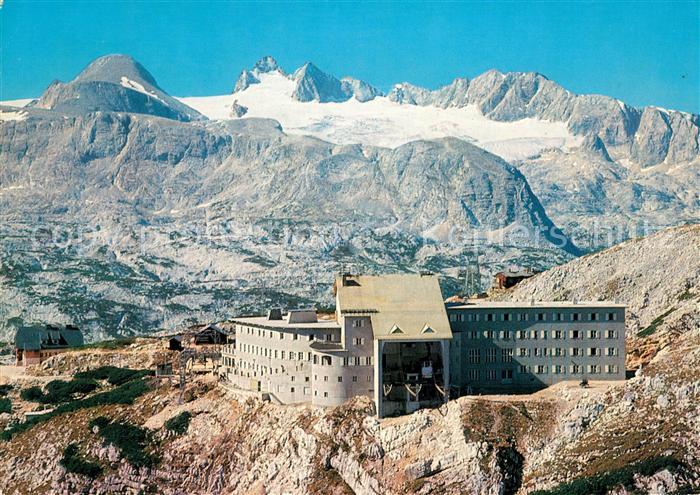 Berghaus Krippenstein mit Koenig Dachstein Fliegeraufnahme