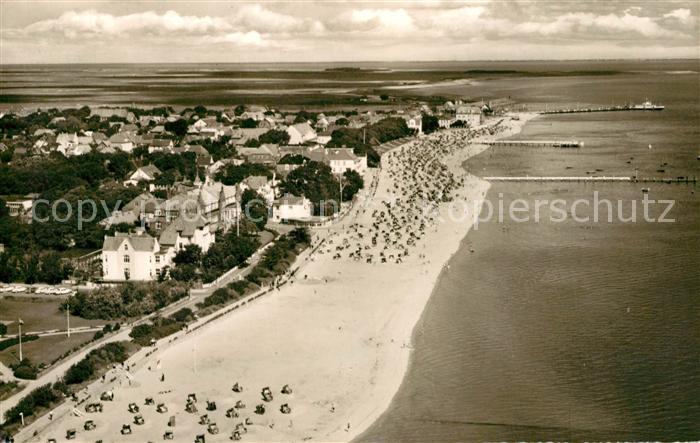 Wyk Foehr Nordseeheilbad Fliegeraufnahme