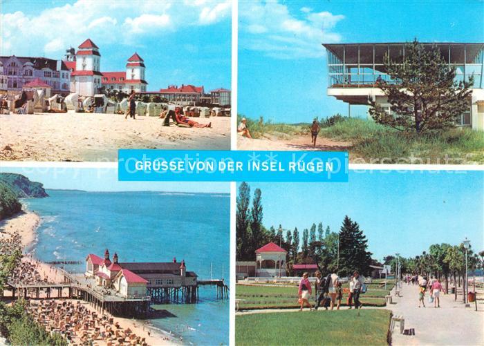 Insel Ruegen Binz Baabe Sellin Goehren Ferienheime Strand Seebruecke Restaurant