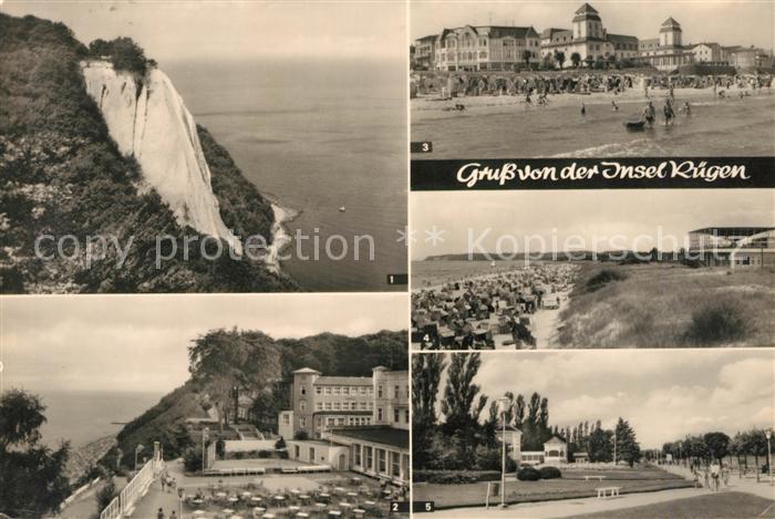 Insel Ruegen Stubbenkammer Koenigsstuhl Kreidefelsen Kueste Sellin Binz Baabe Go