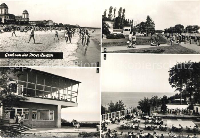 Insel Ruegen Binz Baabe Goehren Sellin Strand Promenade Restaurant