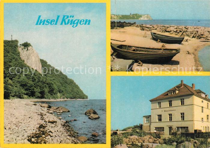Insel Ruegen Koenigsstuhl Kreidefelsen Kap Arkona Juliusruh HOG Duenenhaus