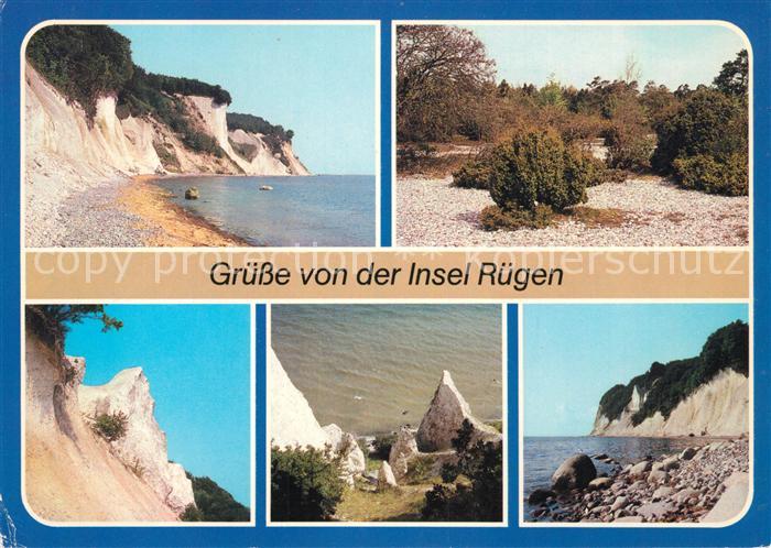 Insel Ruegen Steilufer Feuersteinfelder Wissower Klinken Kreidefelsen Viktoriasi