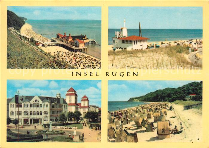 Insel Ruegen Sellin Seebruecke Baabe Strand Binz Promenade Goehren Strand