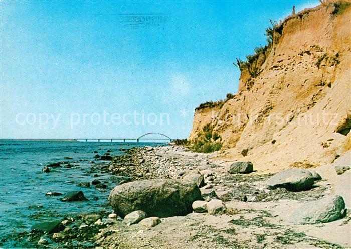 Wulfen Fehmarn Steilkueste Fehmarnsundbruecke