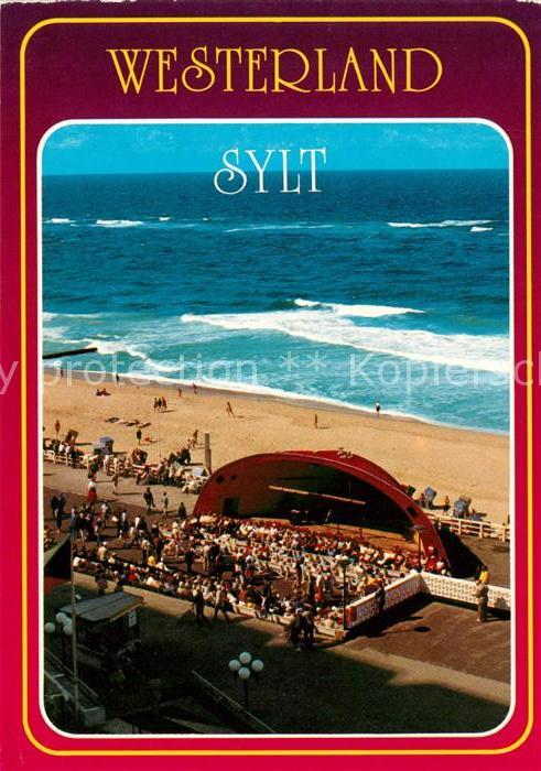 Westerland Sylt Konzertpavillon Strand