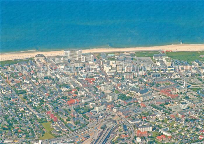 Westerland Sylt Nordseeheilbad Fliegeraufnahme