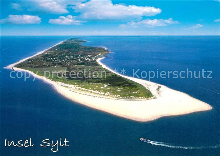 Insel Sylt Fliegeraufnahme