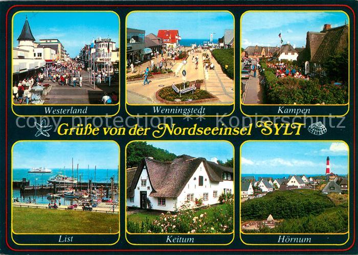 Insel Sylt verschiedene Ortschaften der Nordseeinsel