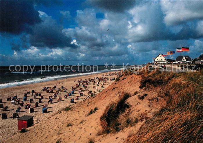 Wenningstedt Sylt Nordseeheilbad Strand Promenade
