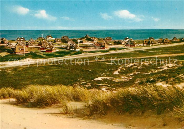 Insel Sylt Sonnenland Duenen Friesenhaeuser