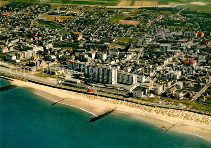 Westerland Sylt Nordseeheilbad Fliegeraufnahme