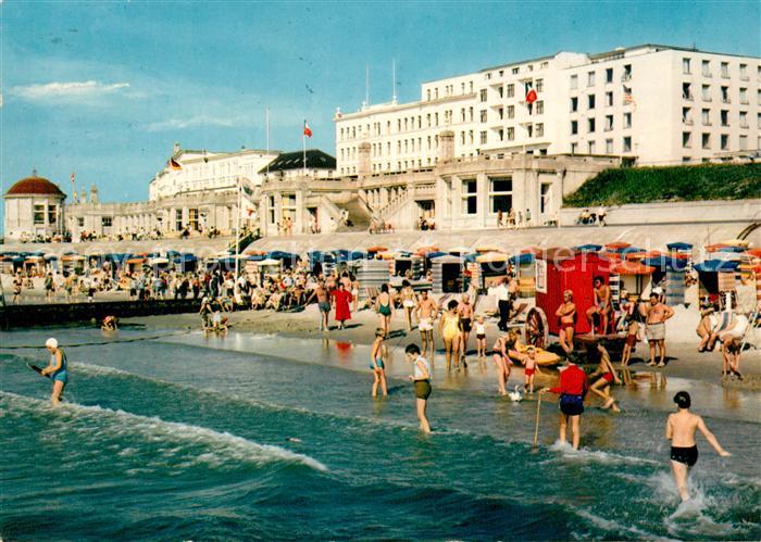 Borkum Badestrand vor der Kurpromenade
