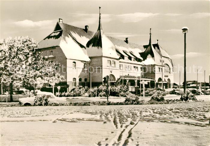 Westerland Sylt Kurhaus mit Casino im Winter
