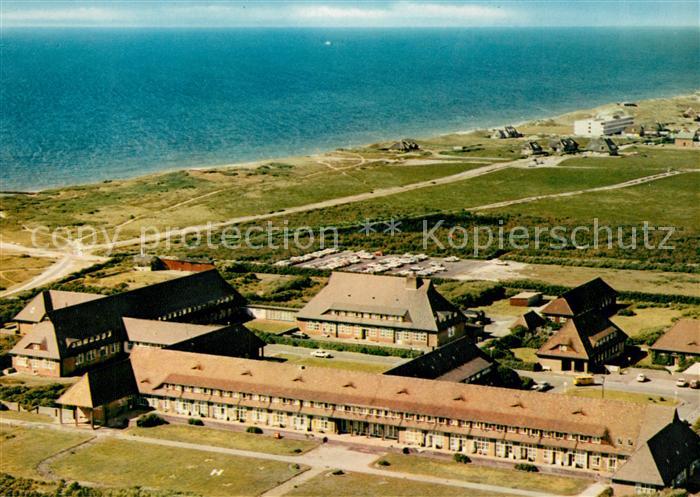 Westerland Sylt Nordseeklinik Nordseeheilbad Fliegeraufnahme