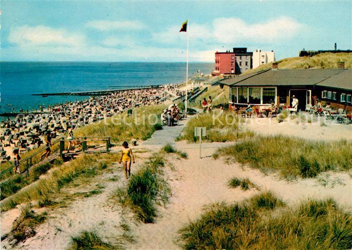 Westerland Sylt Promenade Strand Gaststaette Nordseeheilbad