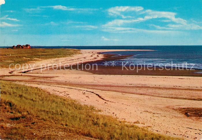 Ellenbogen Sylt Landschaftspanorama Watt Strand
