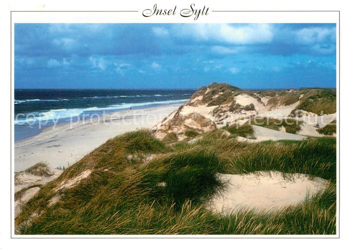 Insel Sylt Landschaftspanorama Duenen Strand Natur