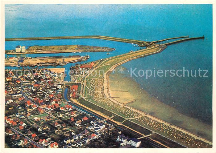 Buesum Nordseebad Fliegeraufnahme Aus dem Luftbildatlas Schleswig Holstein