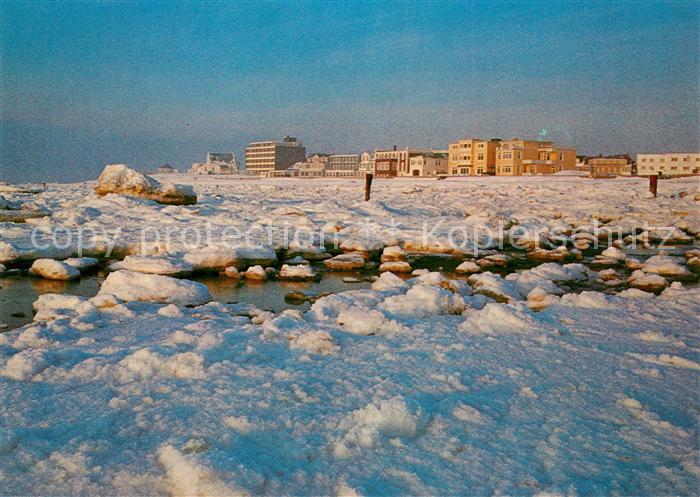 Norderney Nordseebad Winter am Weststrand