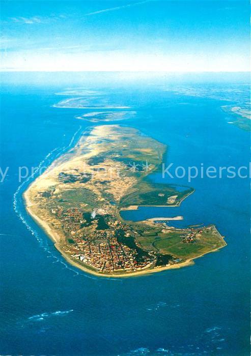 Norderney Nordseebad Nordseeinsel Fliegeraufnahme aus ca. 2500 m Hoehe