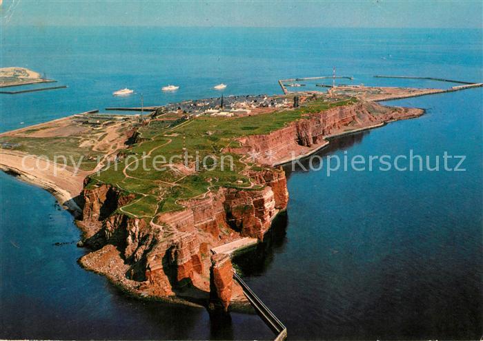 Insel Helgoland Fliegeraufnahme