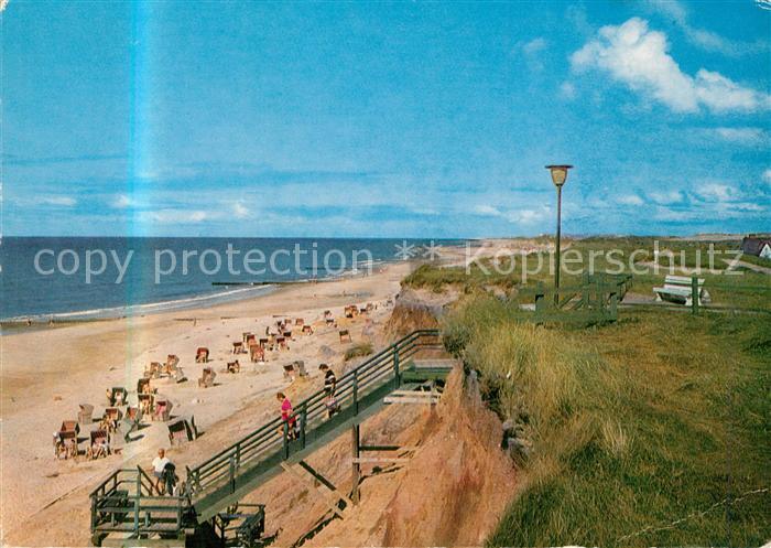 Kampen Sylt Strand und Rotes Kliff