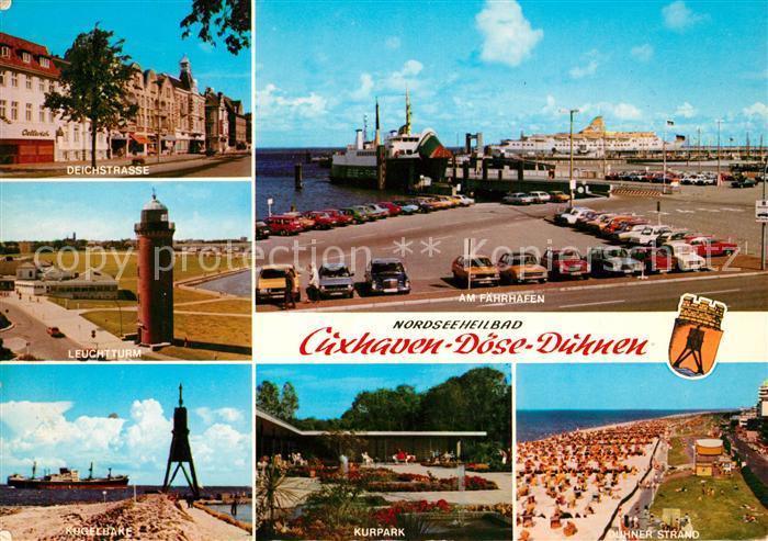 Doese und Duhnen Deichstrasse Leuchtturm Kugelbake Faehrhafen Kurpark Strand