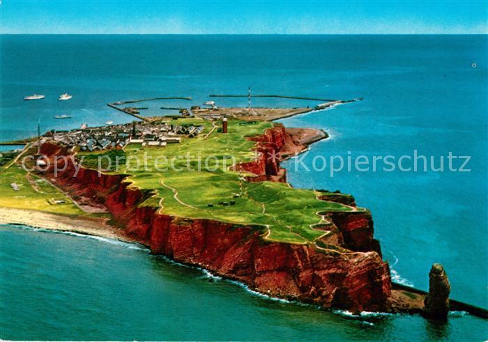 Insel Helgoland Nordspitze Lange Anna Fliegeraufnahme