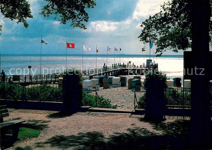 Wyk Foehr Strand Promenade Anleger