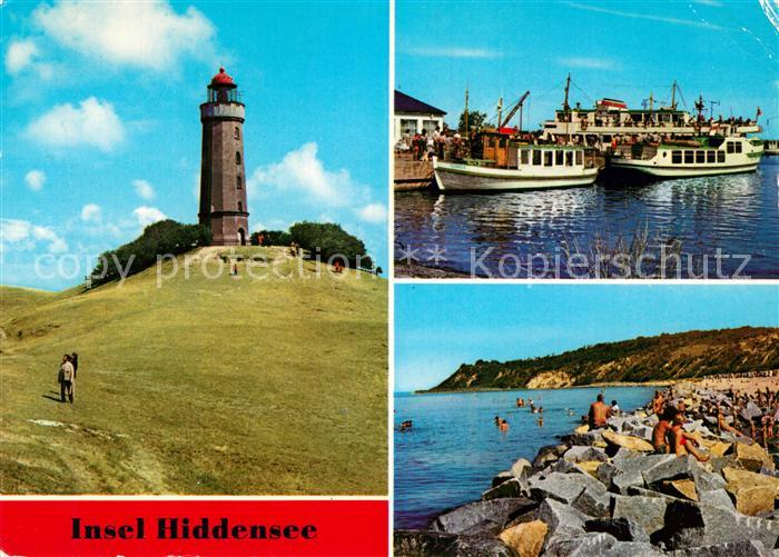 Insel Hiddensee Kloster Leuchtturm Strand Vitte Hafen