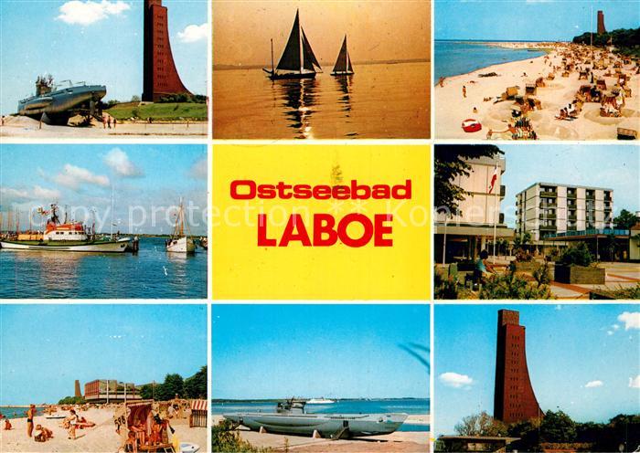 Laboe U Boot Ehrenmal Hafen Strand Segelboot Platz