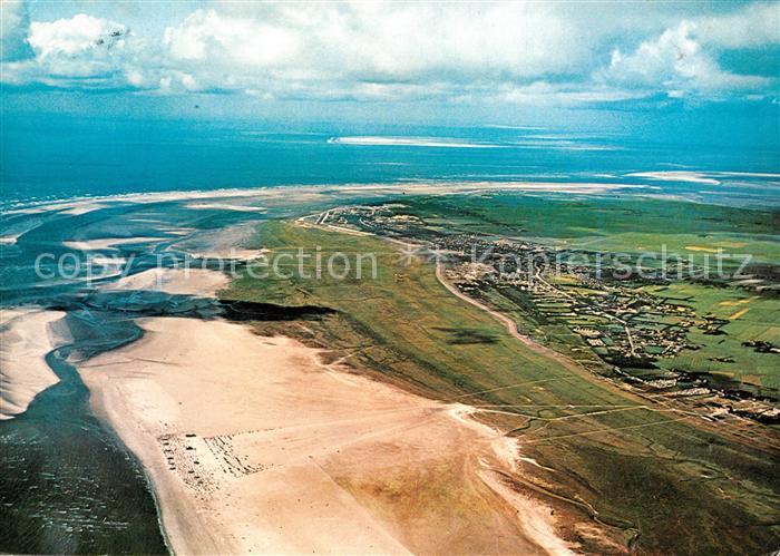 St Peter-Ording Boehler Strand Nordseeheilbad Schwefelbad Fliegeraufnahme