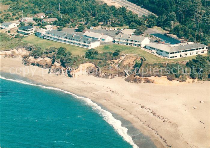 Depoe Bay Surfrider Motel Family Apartments aerial view