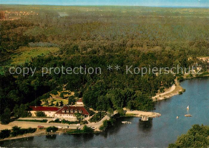 Ingolstadt Donau Cafe Gaststaette am Auwaldsee Fliegeraufnahme