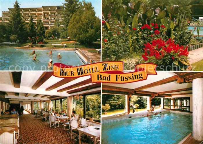 Bad Fuessing Kurhotel Zink Restaurant Swimming Pool Hallenbad