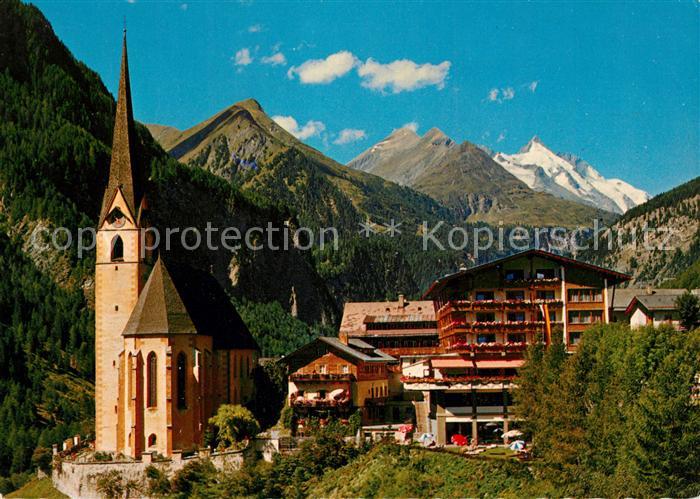 Heiligenblut Kaernten Hotel Glocknerhof Haus Hubertus Kirche Grossglockner Hohe