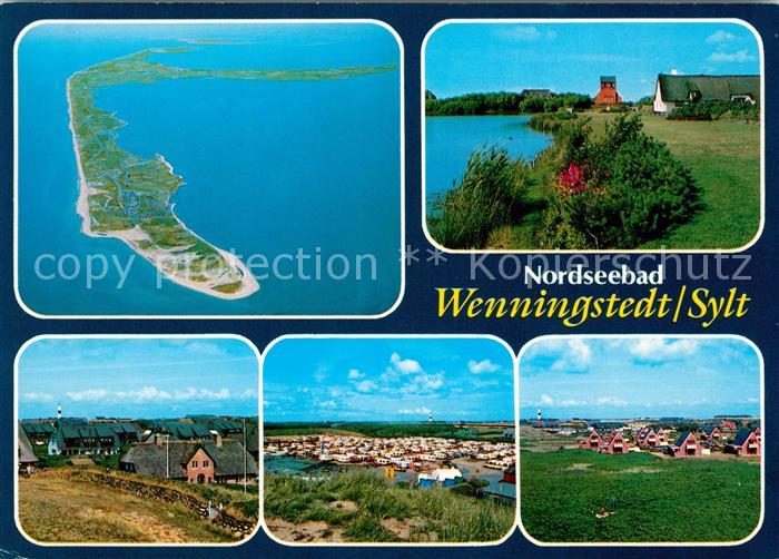 Wenningstedt Sylt Teilansichten Nordseebad Fliegeraufnahme
