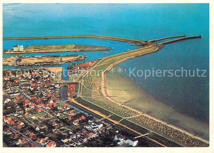 Buesum Nordseebad Fliegeraufnahme Aus dem Luftbildatlas Schleswig Holstein