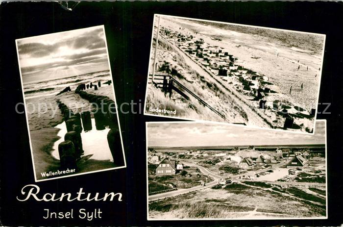 Rantum Sylt Wellenbrecher Badestrand