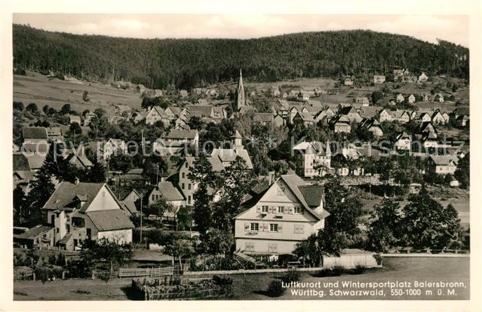 Baiersbronn Schwarzwald Panorama Kirche
