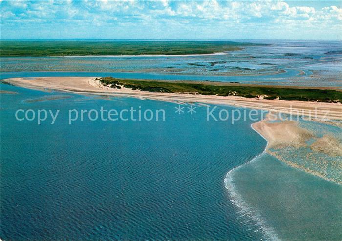 Amrum Fliegeraufnahme Odde Foehr Wattenmeer