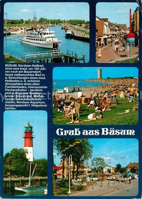 Buesum Nordseebad Aneger Alleestrasse Leuchtturm